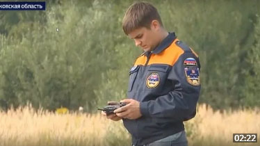 Репортаж о технике МЗ ПОТОК для тушения горящих торфянников на телеканале Россия 24