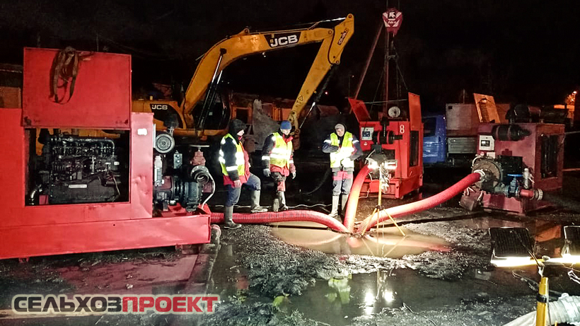 Ликвидация крупной аварии на городском коллекторе