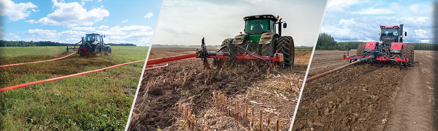 Оборудование для внесения жидкого навоза на поля