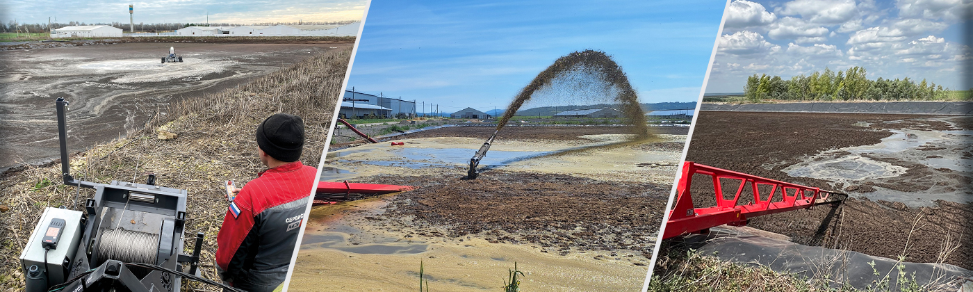 Оборудование для перемешивания жидкого навоза