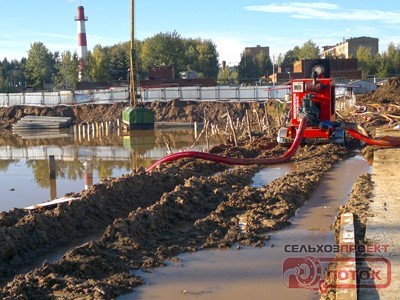 Откачка воды и сточных вод